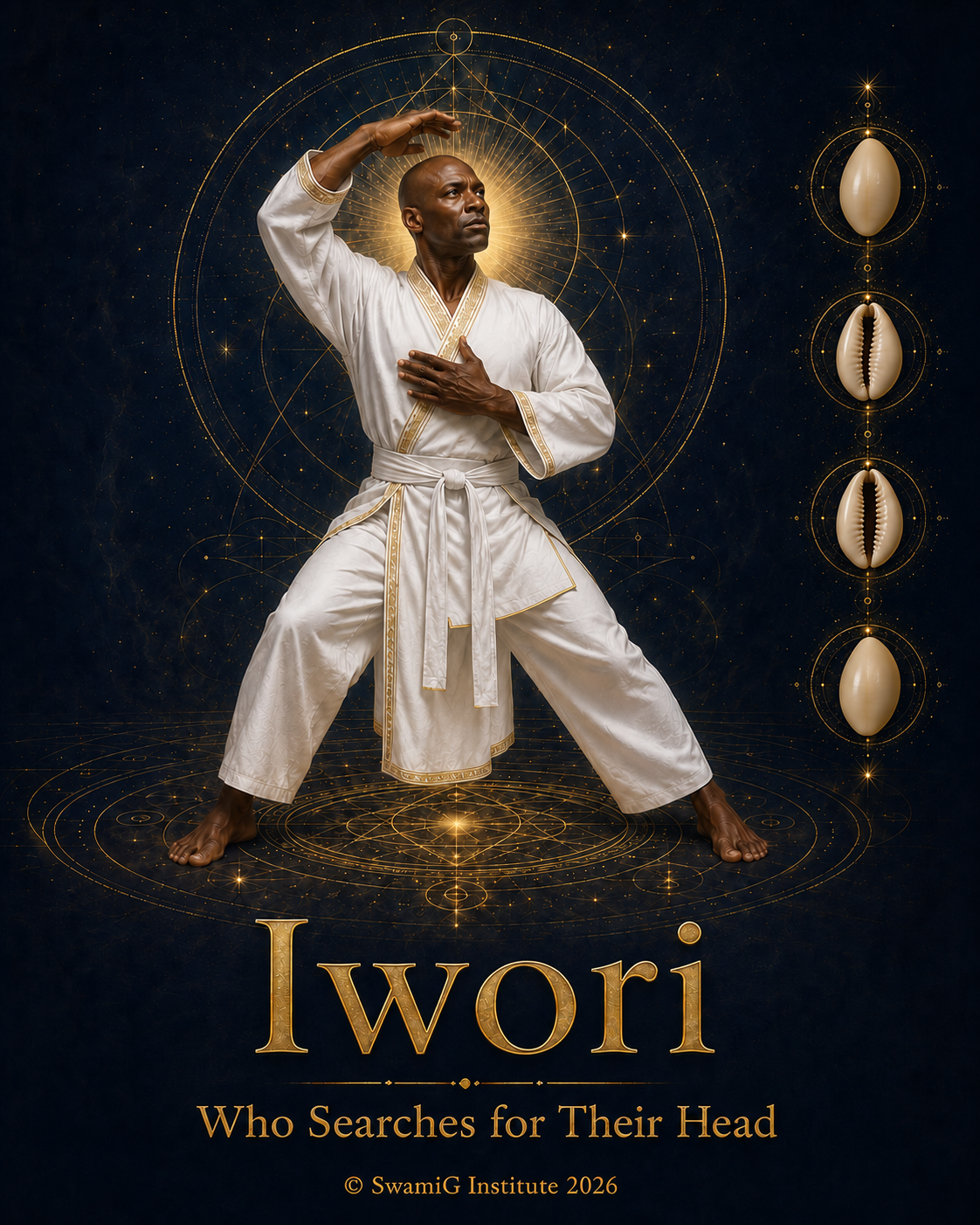Iwori sacred posture image