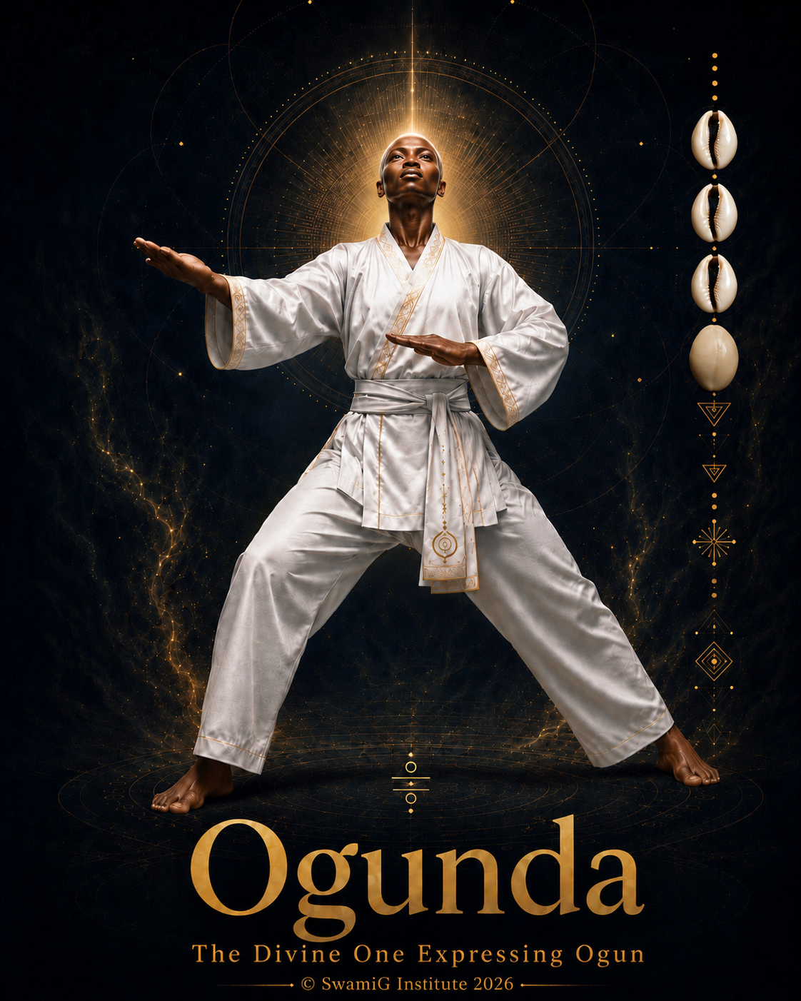 Ogunda sacred posture image