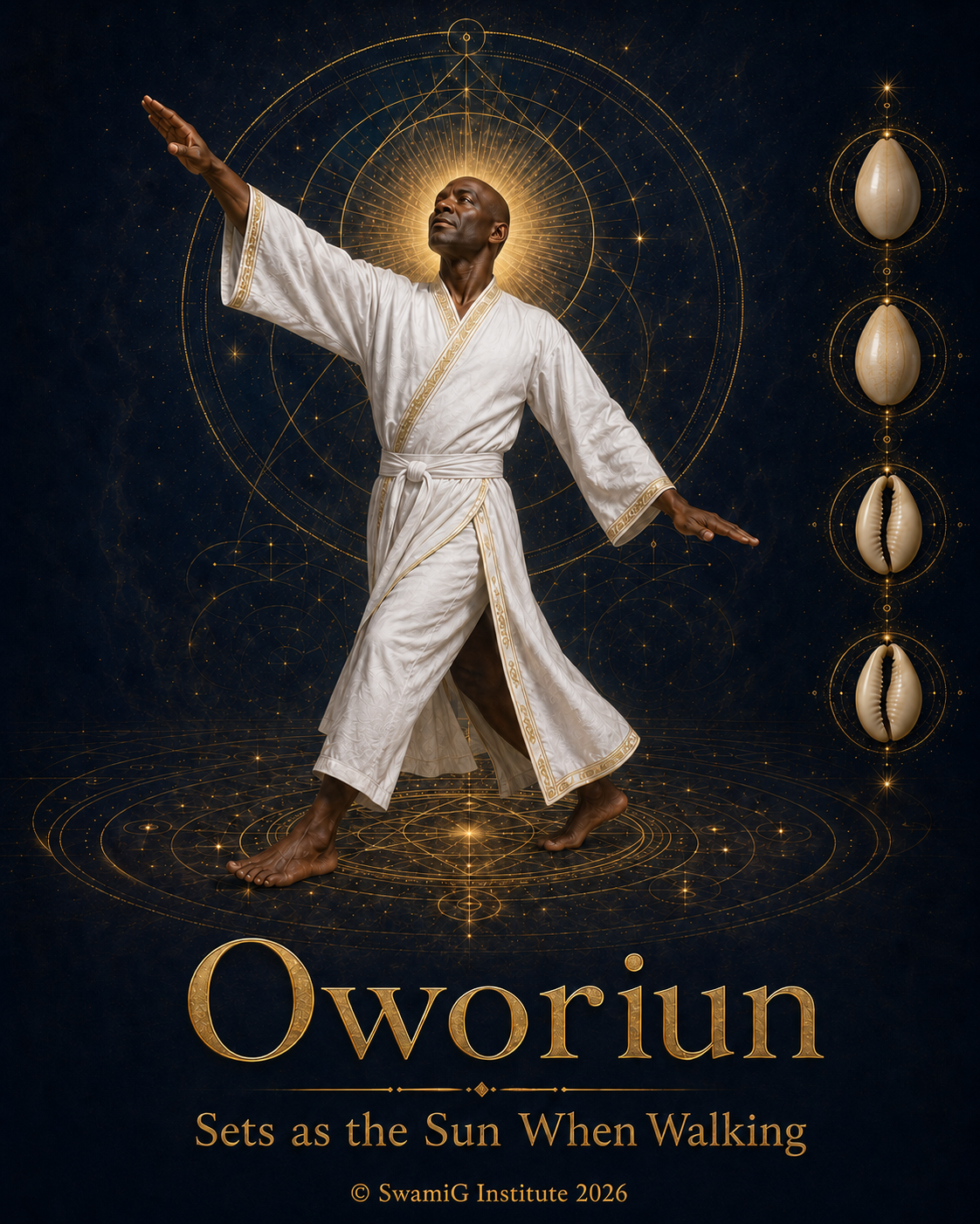 Oworin sacred posture image