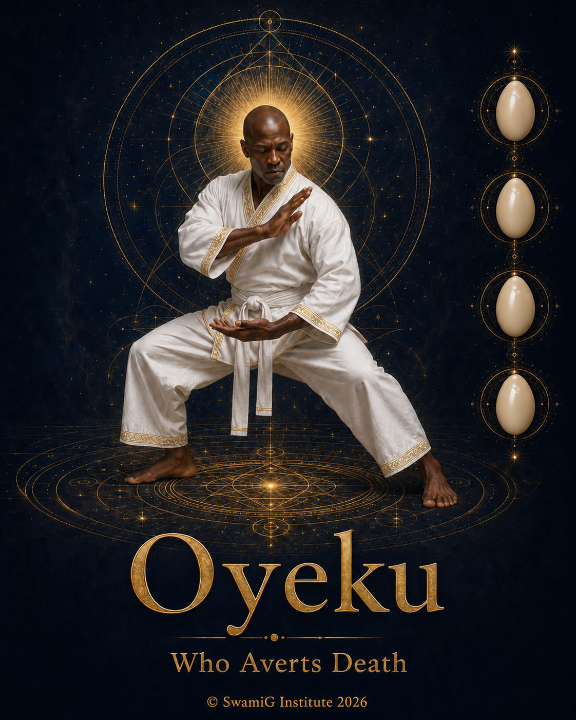 Oyeku sacred posture image